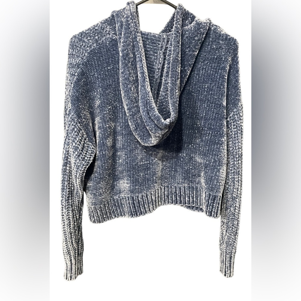 Aeropostale sweater crop top color:blue size:S - Picture 2 of 6